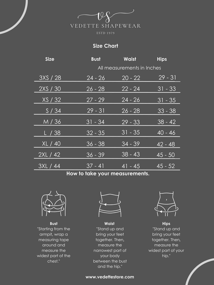 Esbelt Waist Cincher Size Chart and Size Guide - Get The Right Size – The  Magic Knicker Shop