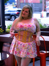 Limited Edition Goldenrod, Sport Mesh Romantic Curve Waspie Underbust Corset : CS-220