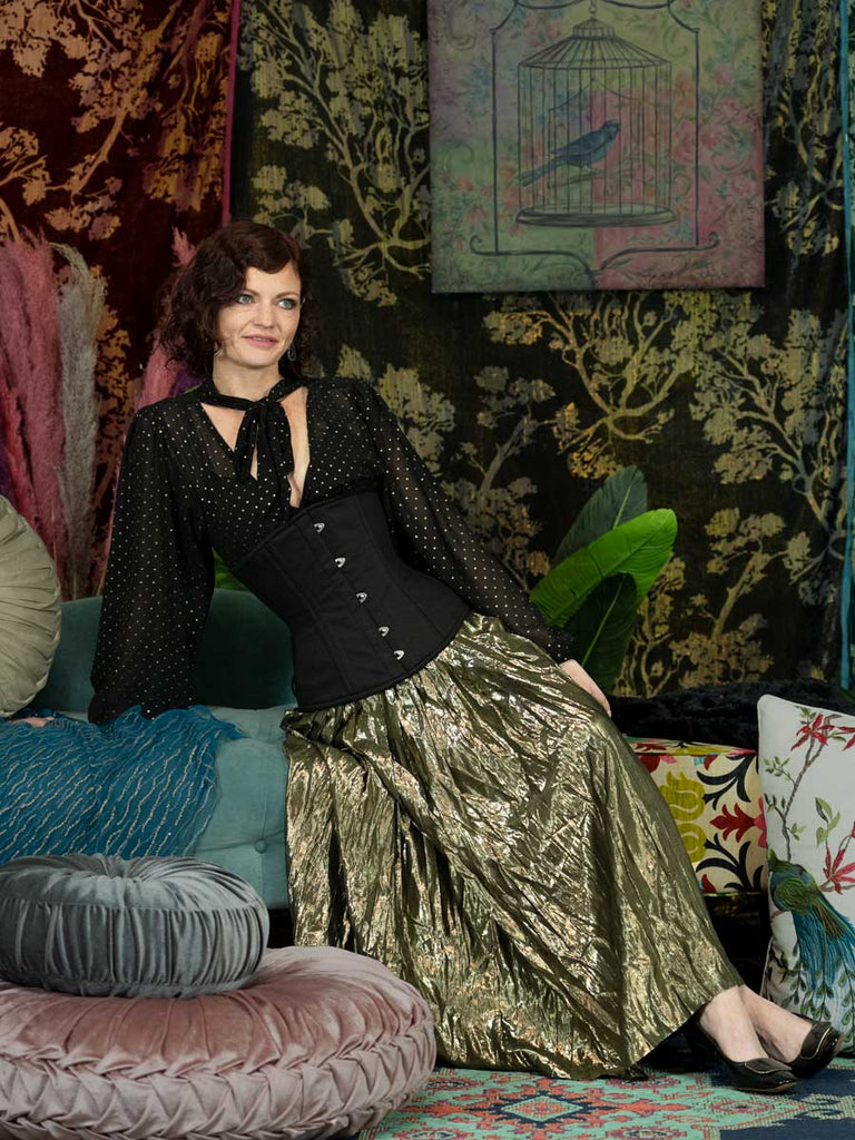 Cotton Plus Size Longline Corset - CS-411 Long | Orchard Corset