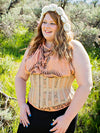 Summer-weight Mesh Romantic Curve Standard Underbust Corset : CS-411