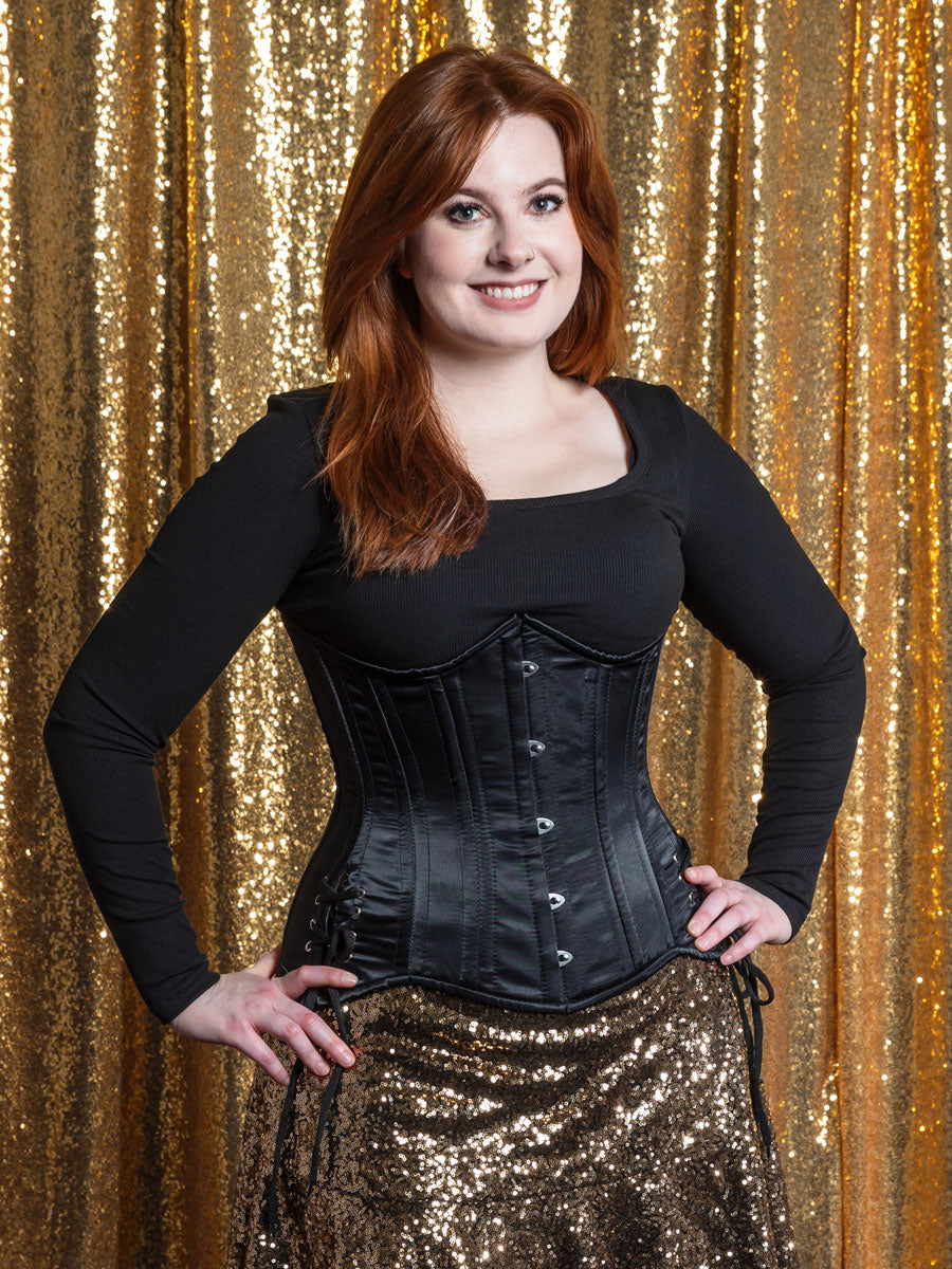 Extreme Curves Longline Silky Satin Underbust Corset CS-426