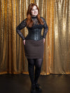 Leather Hourglass Curve Standard Underbust Corset : CS-426