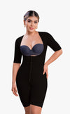 Vedette 5145 Full Body Mid Thigh Shapewear with Arm Compression and Zipper Gusset