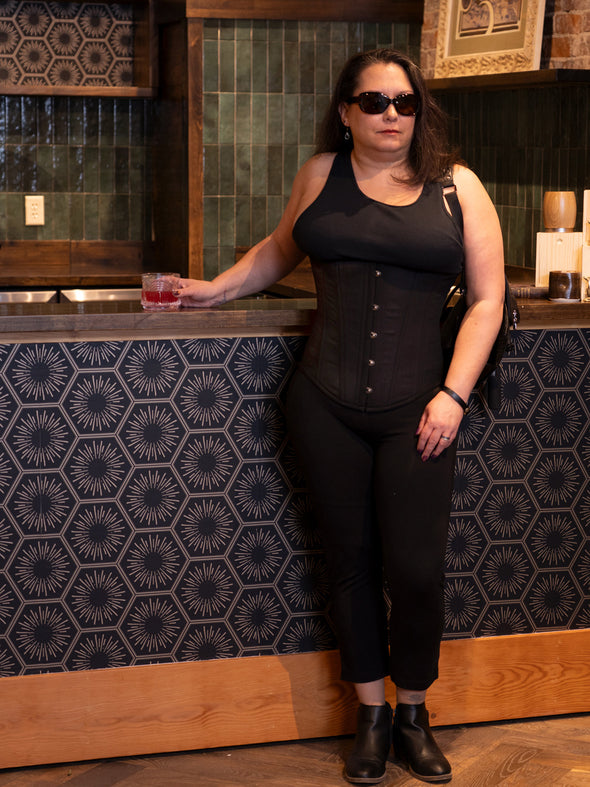 Cotton Modern Curve Longline Underbust Corset : CS-701