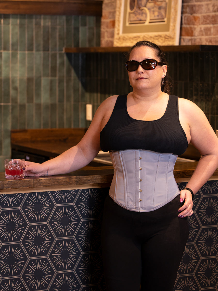 Modern Silhouette Waist Trainer Black Corset CS-701 Orchard Corset