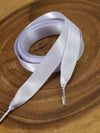 Satin ribbon corset laces made from extremely strong double faced satin ribbon  in lilac mist