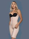 117 vedette body shaper in nude underbust thigh slimming and torso shaping and smoothing