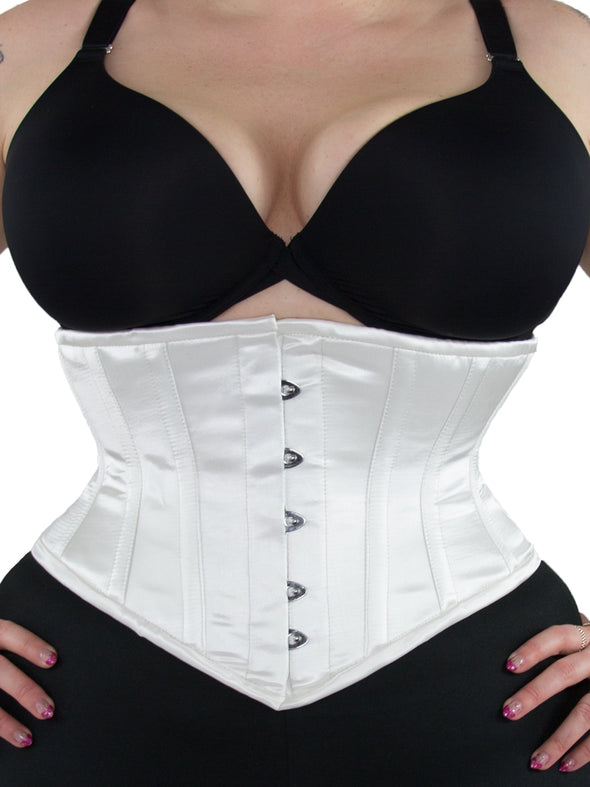 Plus Size Satin Hourglass Curve Waspie Underbust Corset : CS-201