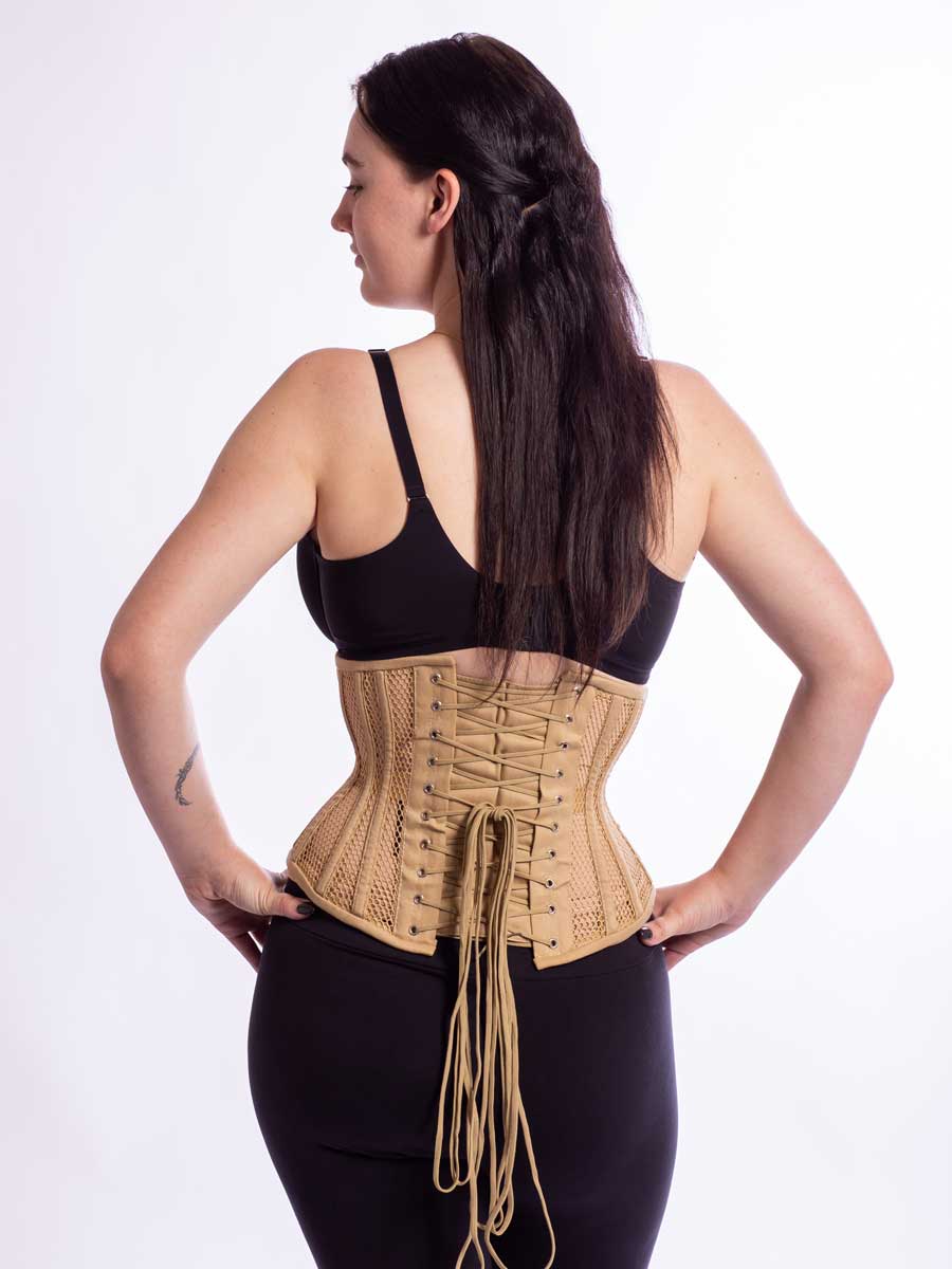 Curvy Mesh Underbust Steel Boned Corset Trainer CS-411