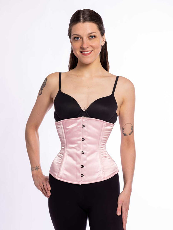 Satin Romantic Curve Longline Underbust Corset : CS-411