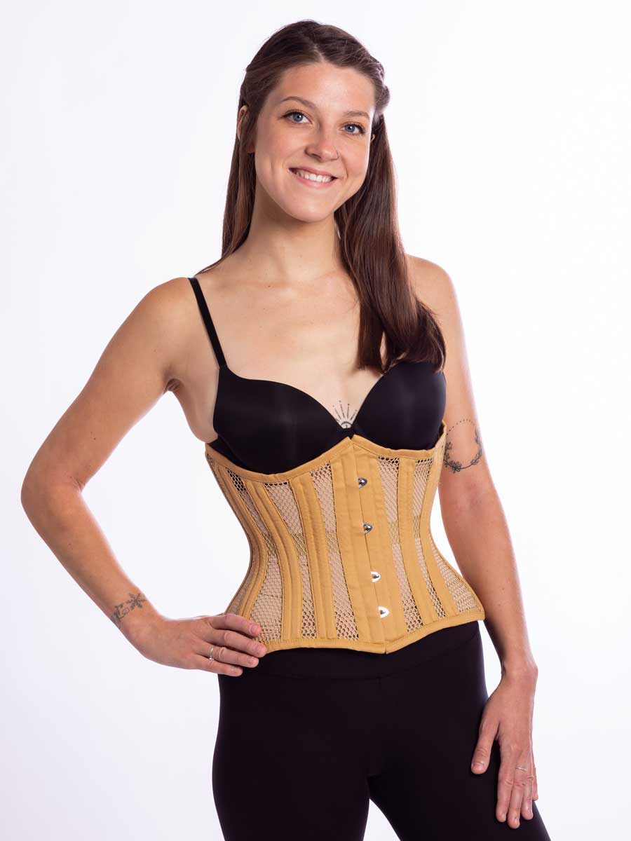 Mesh Hourglass Curve Standard Underbust Corset : CS-426