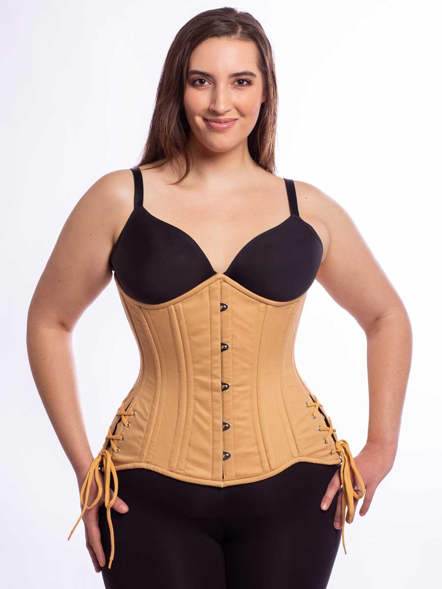 Longline Cotton Waist Trainer with hipties CS-426