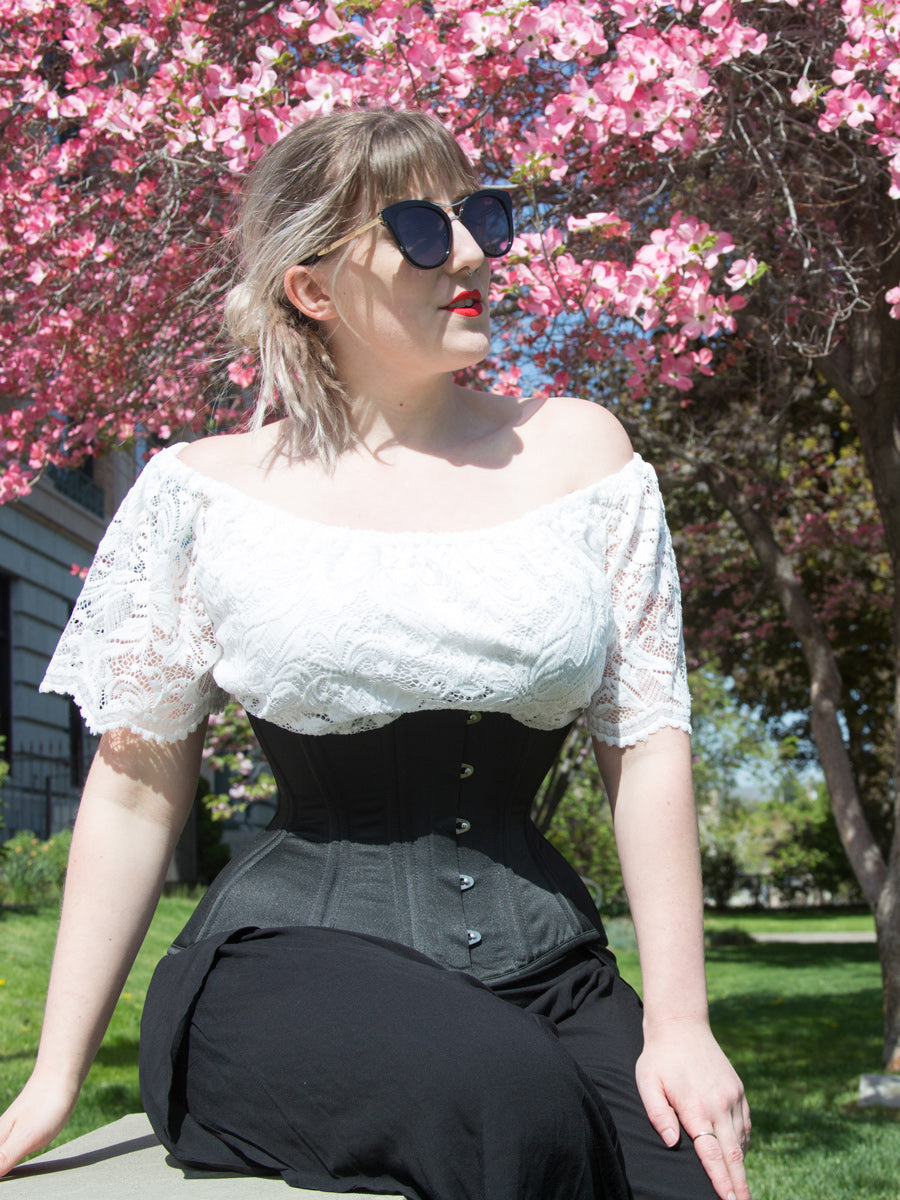 Plus Size Satin Extreme Curve Standard Underbust Corset : CS