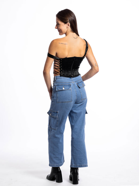 Hailey Side Laced Corset Top