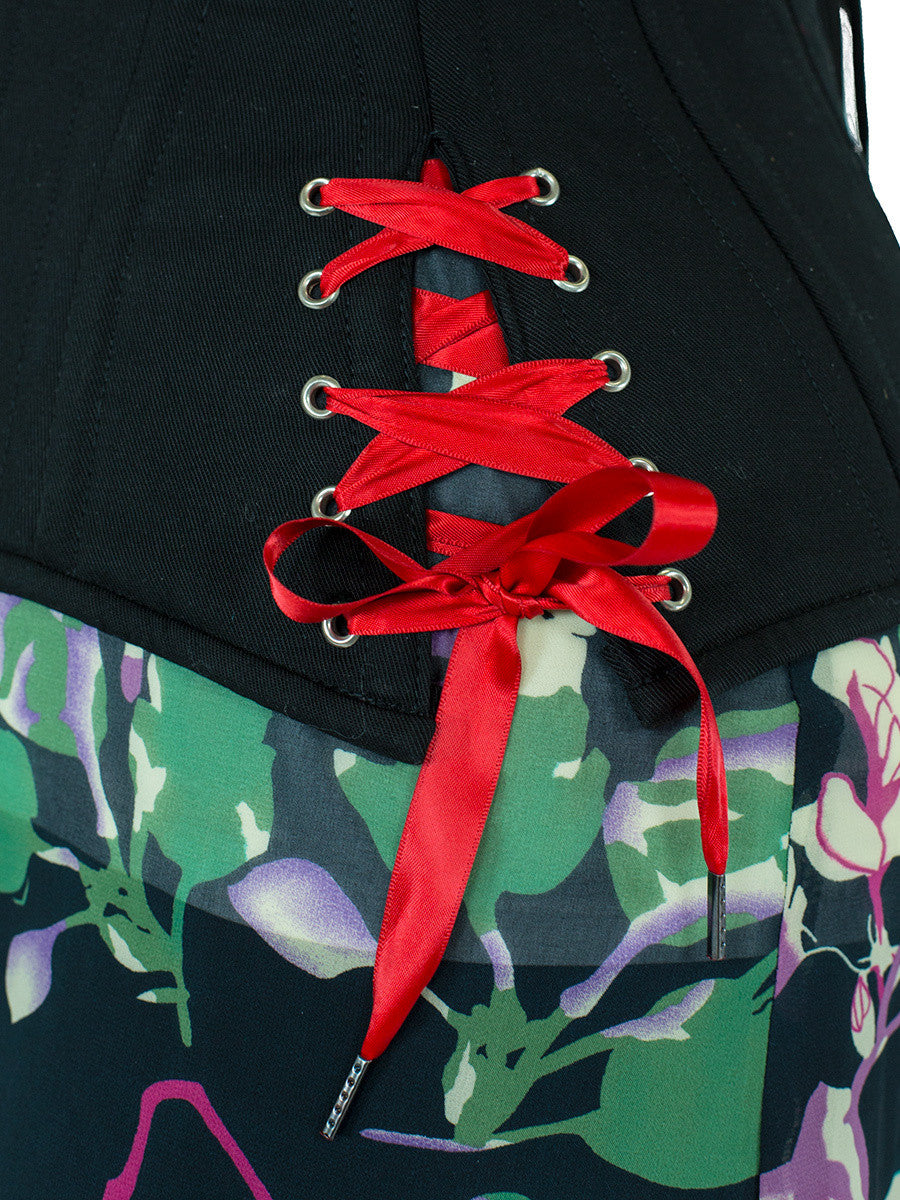 CS-426 Hip Tie Satin Lace Sets – Orchard Corset